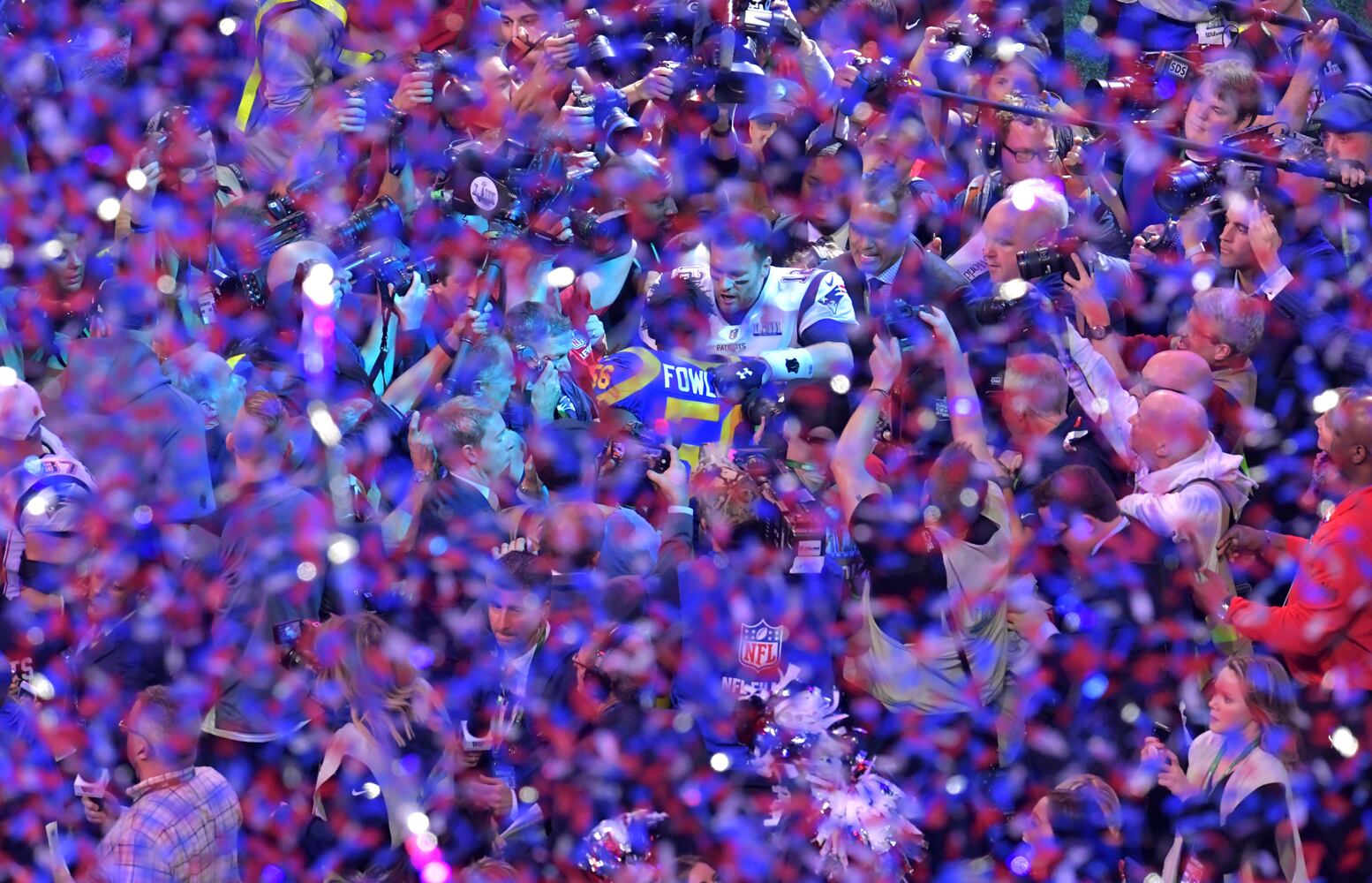 Photos: Patriots celebrate, Rams commiserate at Super Bowl