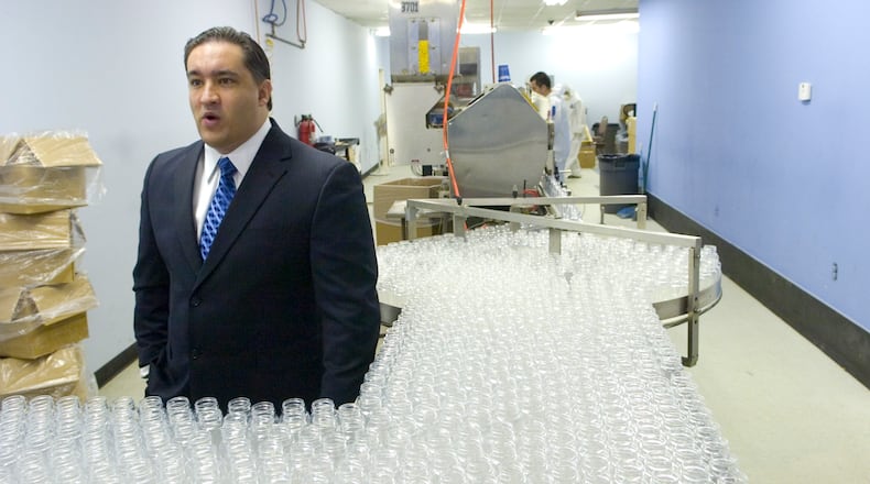 Hi-Tech Pharmaceuticals president and CEO Jared Wheat at the company's headquarters in Norcross in 2007. Photo Credit: ERIK S. LESSER