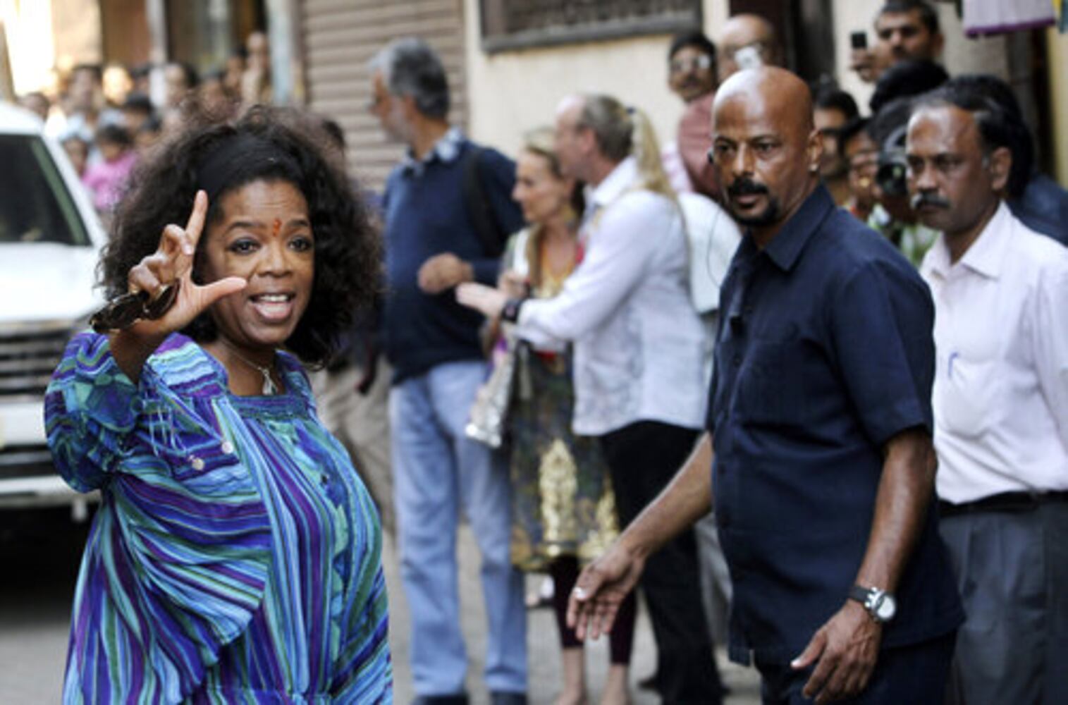 Oprah visits India for the first time