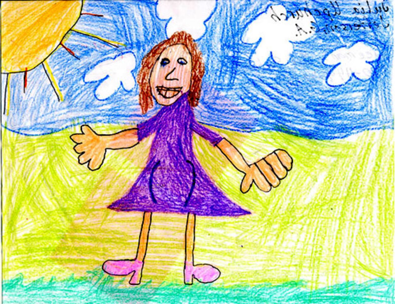 Gwinnett kids draw mom 1