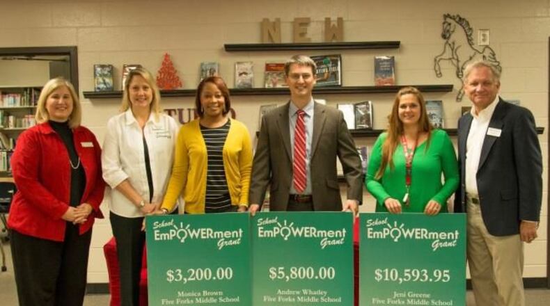 Five Forks Middle School was one of several Gwinnett County schools to receive a grant from Walton EMC. Photo Credit: Gwinnett County Public Schools.