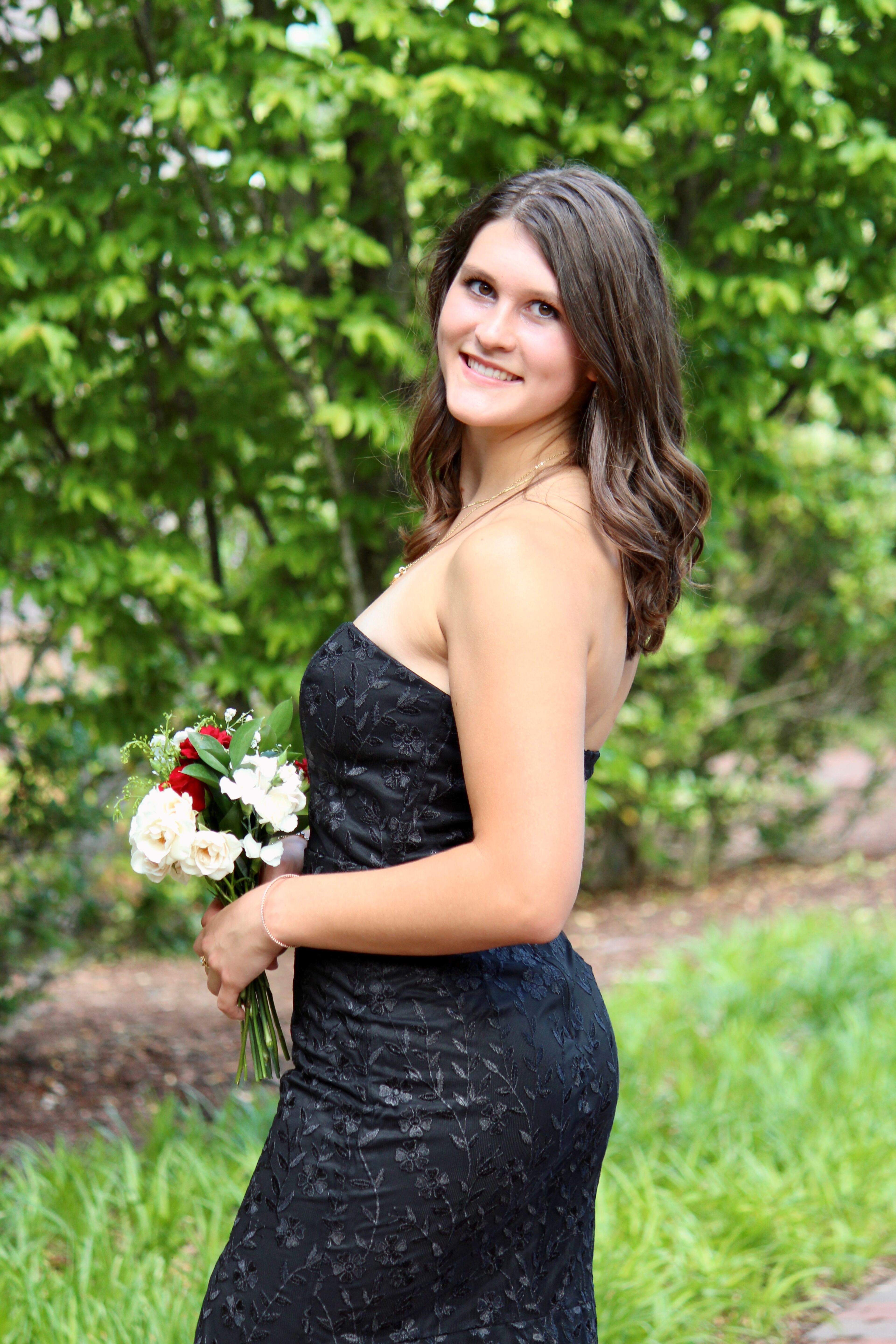 Kiley Irvine is the 2025 valedictorian of Milton High School in Fulton County. Irvine plans to study industrial engineering at Georgia Tech. "Some of my favorite memories from high school have been attending football games with friends and enjoying the incredible school spirit — even if I do not 100% understand what is happening on the field." (Handout)