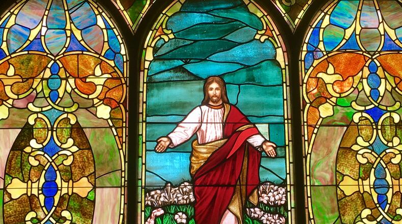 One of the original stained glass windows inside the United Methodist Children’s Home’s Moore Chapel, built in 1906. On Tuesday Decatur signed a sale agreement for the $40 million purchase of the facility’s 77 acres. The contract stipulates that despite the sale the UMCH retains ownership of the chapel which provided sancturary for generations of children. Bill Banks for the AJC.