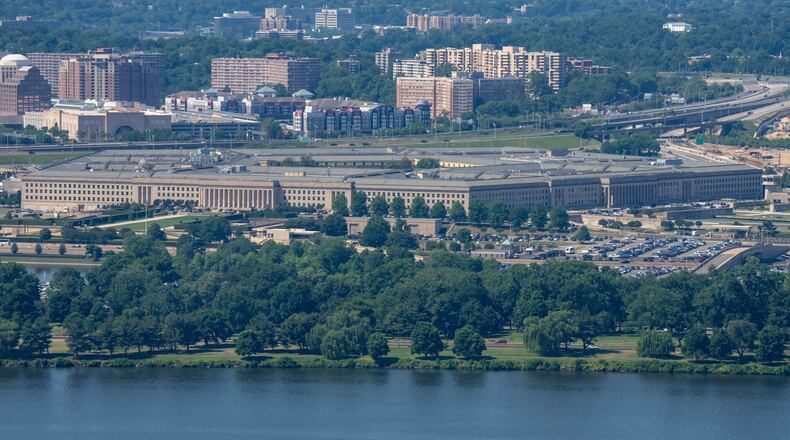 The Pentagon is seen, Tuesday, May 19, 2026, in Washington. (AP Photo/Alex Brandon)