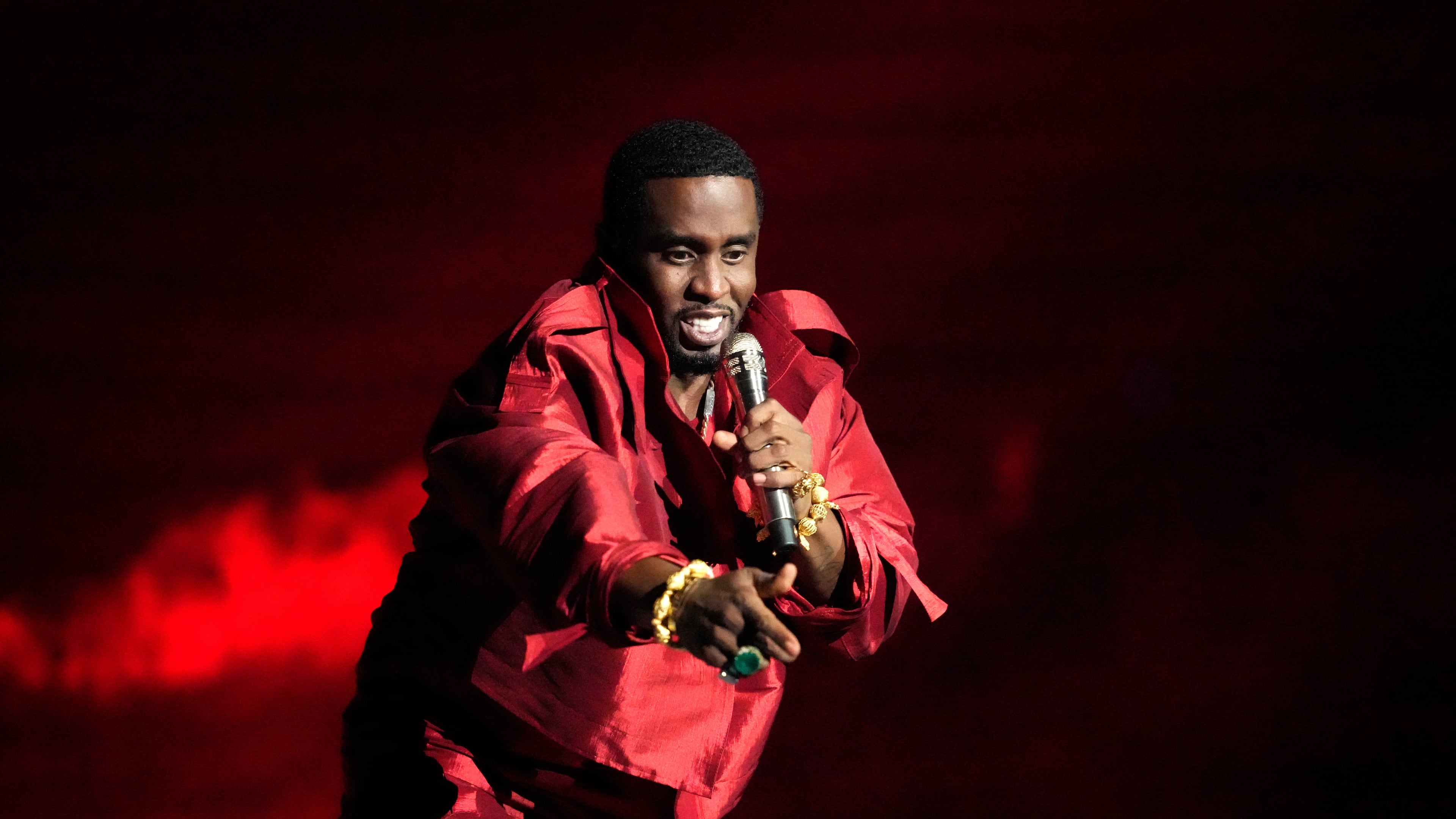 FILE - Sean "Diddy" Combs performs during the MTV Video Music Awards, Sept. 12, 2023, at the Prudential Center in Newark, N.J. (Photo by Charles Sykes/Invision/AP, File)