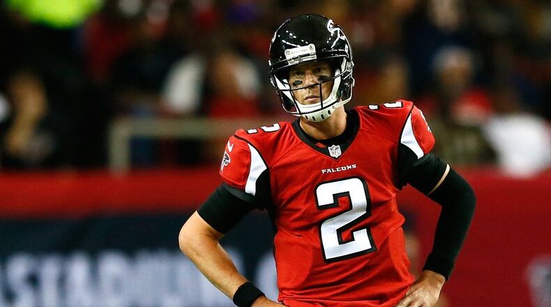 Matt Ryan and Falcons seek their second straight win. (Kevin Cox/Getty Images)