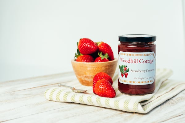 Strawberry conserve. (Courtesy of Mary Fehr/Woodhill Cottage)