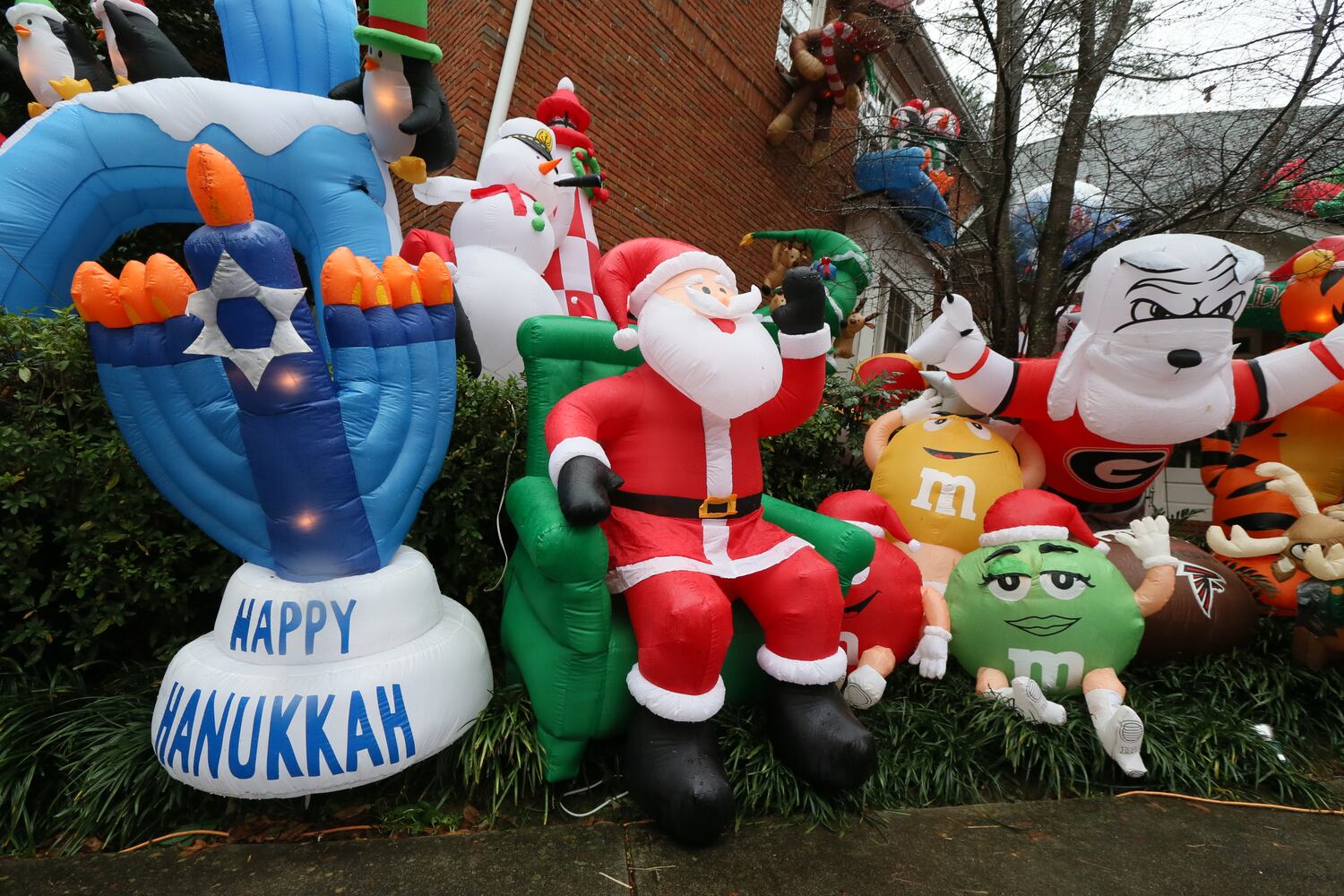 Brookhaven Christmas yard display