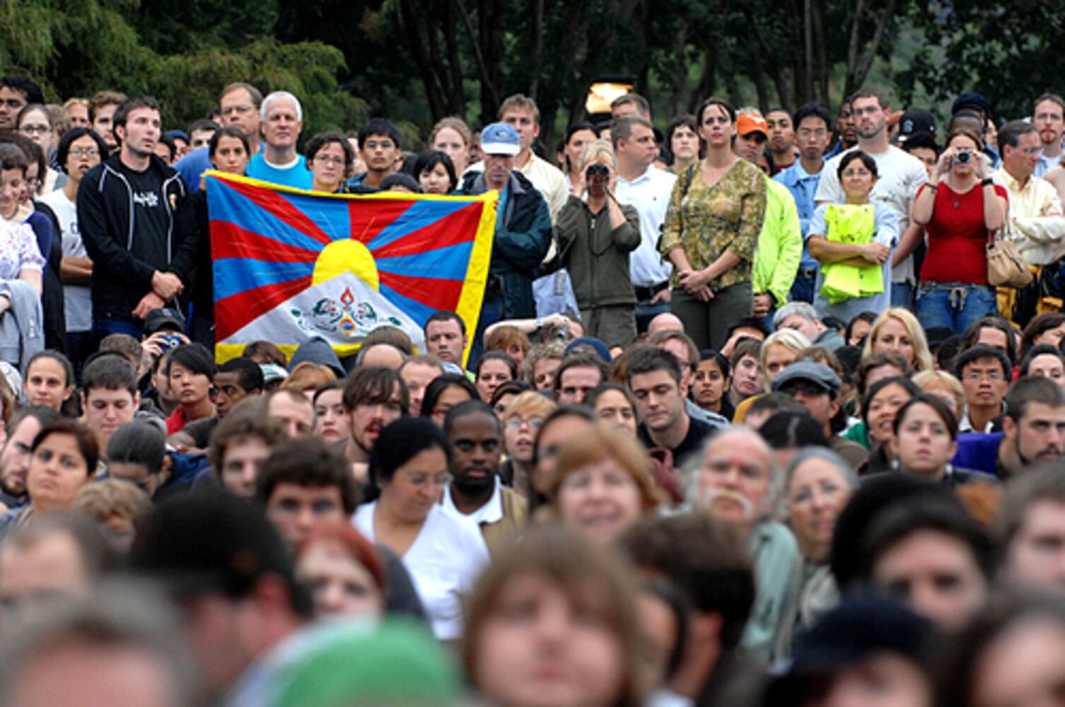 Dalai Lama at Centennial Olympic Park