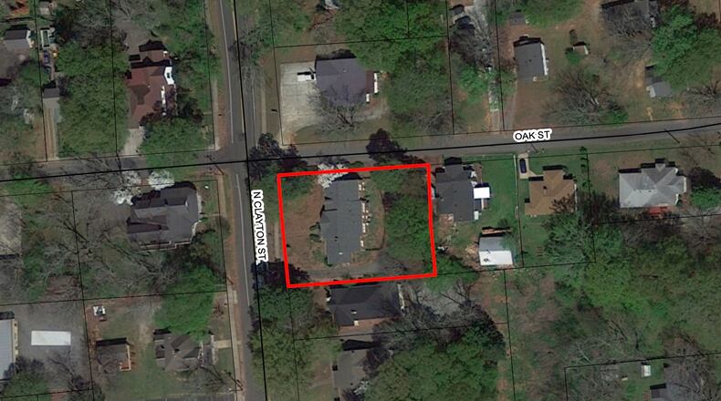 Lawrenceville recently approved a zoning change for a structure at 288 N. Clayton St. from single-family residential to central general business district with a restriction to prevent the space being used for retail space at this time. (Courtesy City of Lawrenceville)