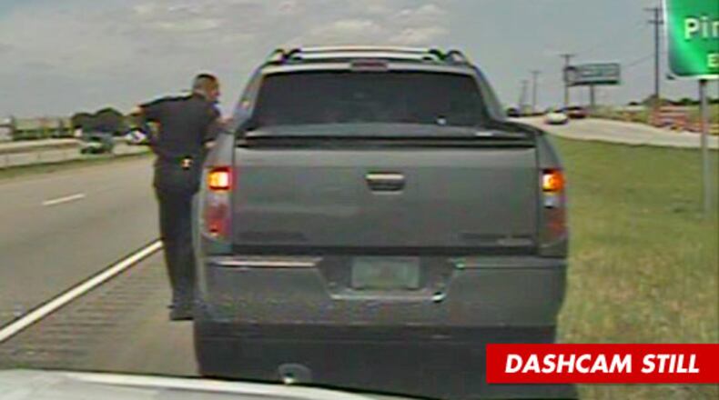 TMZ is reporting that George Zimmerman was stopped for speeding in Texas with a handgun in his truck.