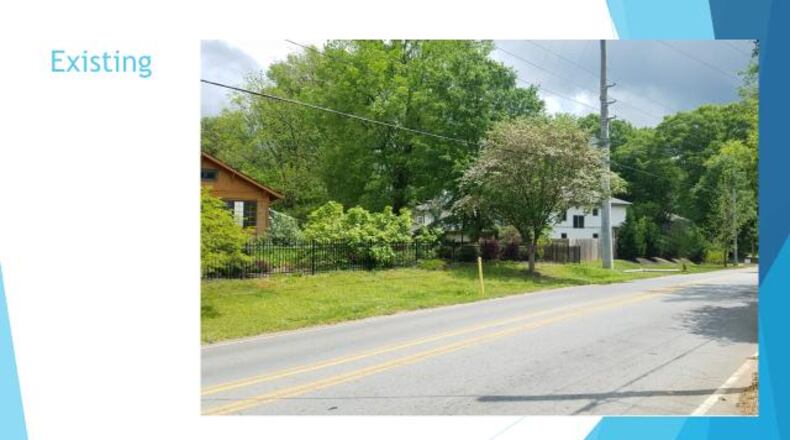 This is part of the stretch of South Columbia Drive (heading south) that's getting milled and repaved over the next month. Courtesy City of Decatur