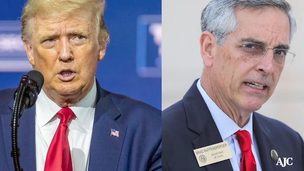 President Donald Trump unsuccessfully tried to get Secretary of State Brad Raffensperger to find votes for him after he lost to Joe Biden in Georgia in 2020.
