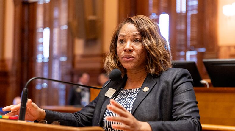 State Rep. Mesha Mainor, who was elected as a Democrat before switching to the Republican Party, has drawn five Democratic challengers to her reelection bid this year in the traditionally Democratic House District 56. Credit: Georgia House of Representatives