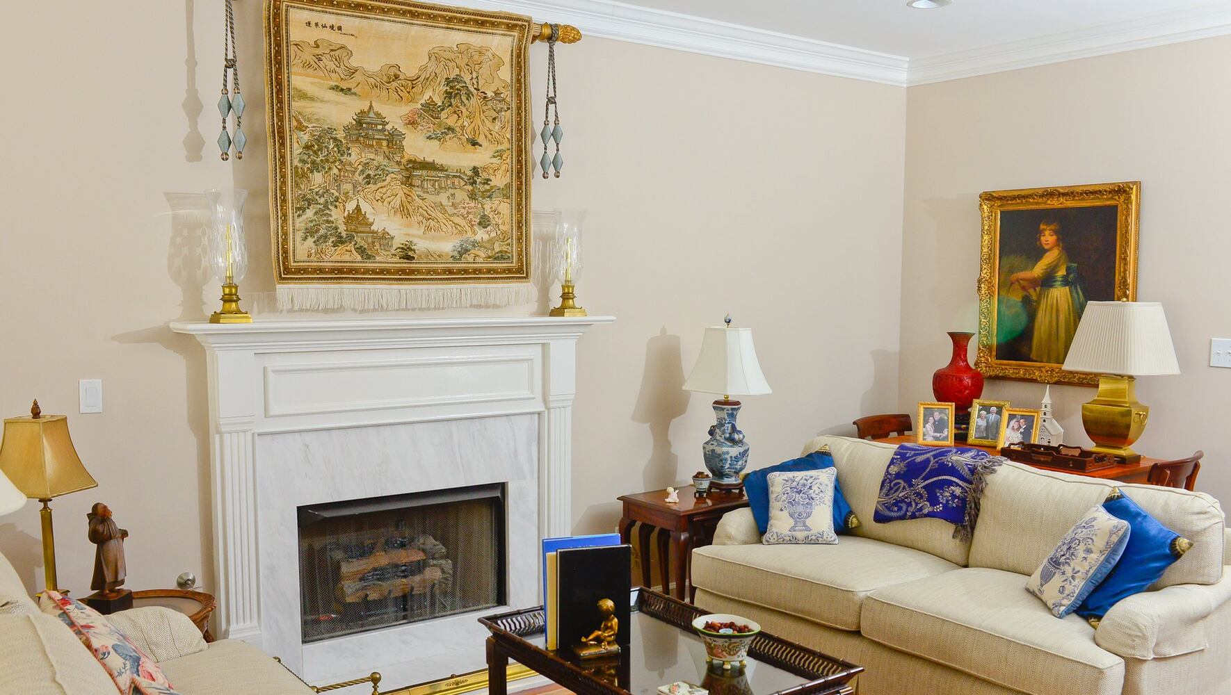 Asian design inspires decor for downsizing