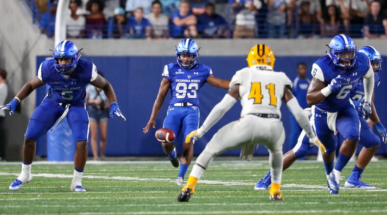 Georgia State University vs Kennesaw State University at GSU Stadium Thursday, August 30, 2018, in Atlanta.