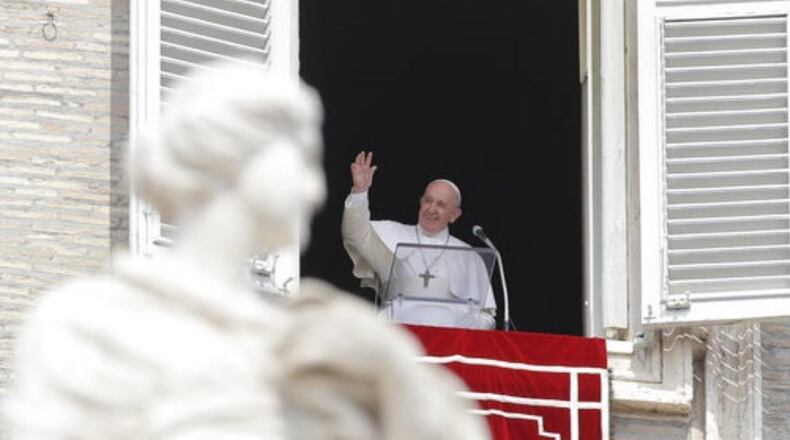 Pope Francis apologized to the crowd in St. Peter's Square after getting stuck in an elevator caused him to arrive seven minutes late.