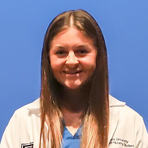 Laken Riley is shown in this August 2023 photo from the White Coat Ceremony for Augusta University's College of Nursing, where she was a student. (Courtesy of Augusta University)