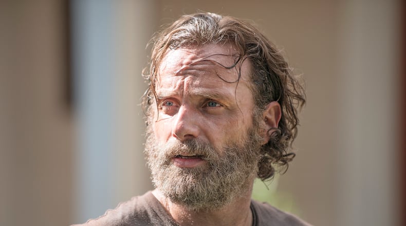Andrew Lincoln as Rick Grimes - The Walking Dead _ Season 5, Episode 9 - Photo Credit: Gene Page/AMC Andrew Lincoln as Rick Grimes - The Walking Dead _ Season 5, Episode 9 - Photo Credit: Gene Page/AMC