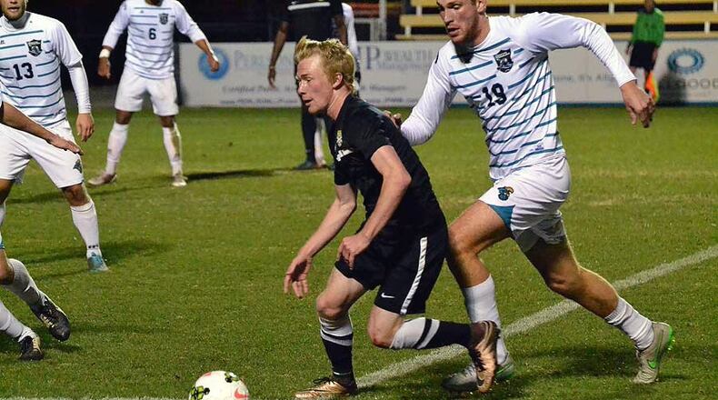 Andrew Carleton is a midfielder/forward who has played for the U.S. U15 and 17 national teams. He is Atlanta United’s first Homegrown Player. (Charleston Battery)
