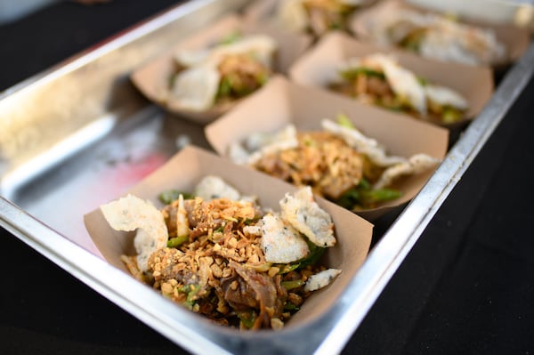 The Good Luck Smoke Show returns to Sweet Auburn Barbecue this year with more than 15 chefs and restaurants sharing bites and cocktails. (Courtesy of Peter Ho)