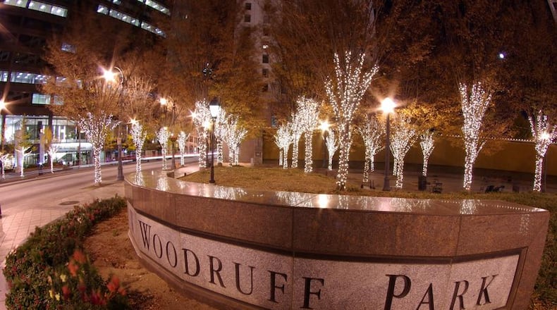 PRISM: Winter Lights at Woodruff Park begin for a second year on Dec. 5.