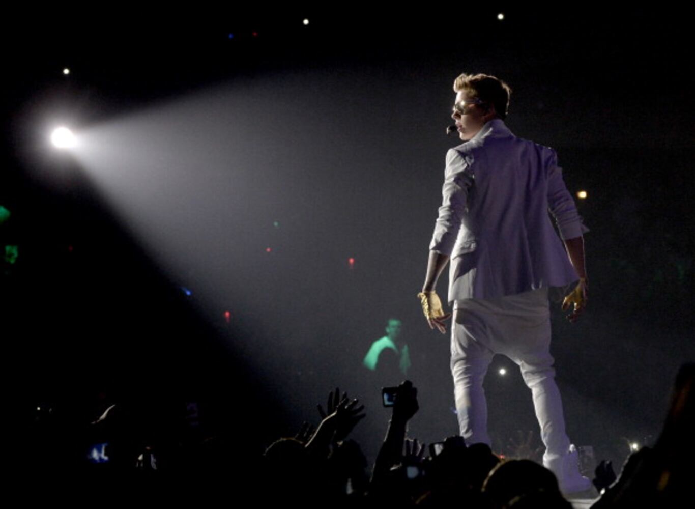 Justin Bieber at the Staples Center