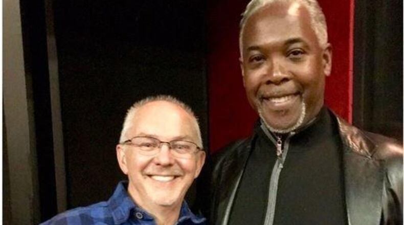 Wm. Paul Young with Bishop Dale Bronner, senior pastor of Word of Faith Family Worship Cathedral. CREDIT: Taken from Bishop Bronner’s Twitter account