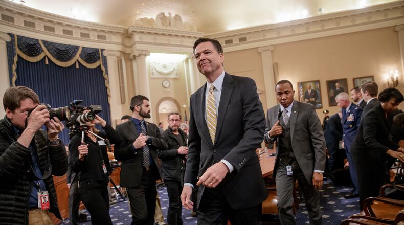 Then-FBI Director James Comey in March 2017. (AP Photo/J. Scott Applewhite, file)