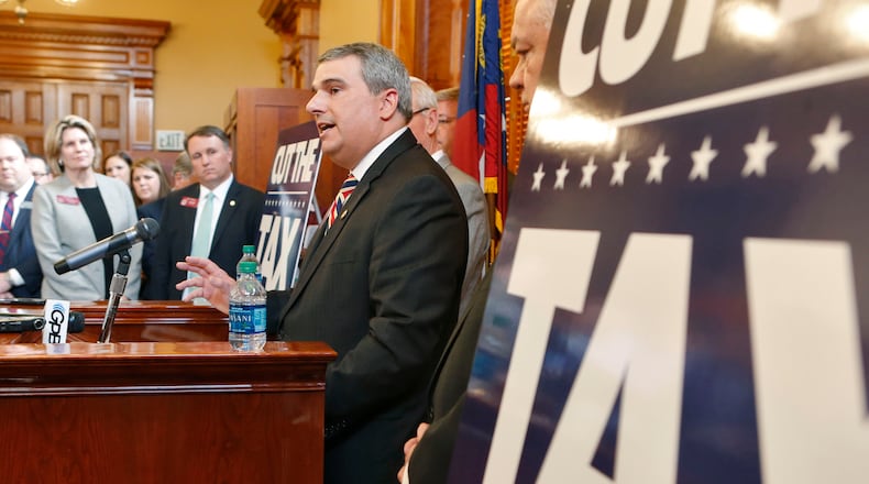 State Rep. John Carson, R-Marietta, is sponsoring legislation that would give Delta Air Lines and its competitors a break on their sales taxes on fuel. BOB ANDRES / BANDRES@AJC.COM