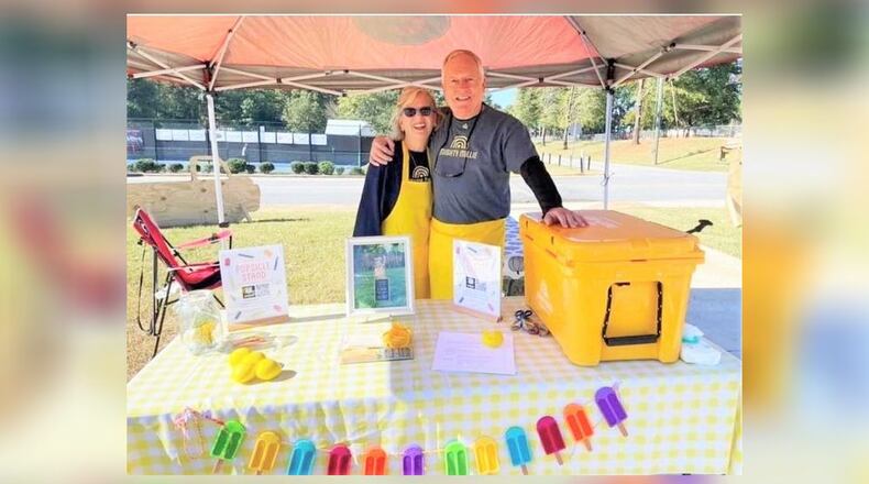 Karen and Alan Murray partnered with the Morgan County Basketball program this season to sell popsicles as a fundraiser for the Mighty Millie Foundation, a non-profit founded in memory of their granddaughter who died of cancer in 2021. (Family handout)