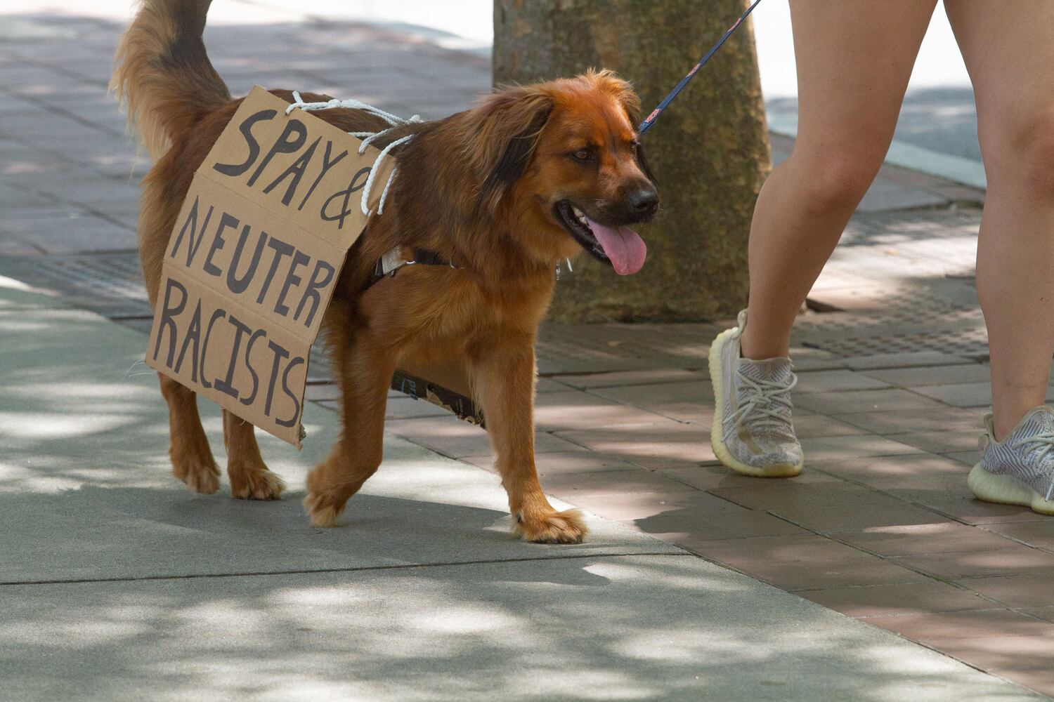 Demonstrations calling for change continue in downtown Atlanta