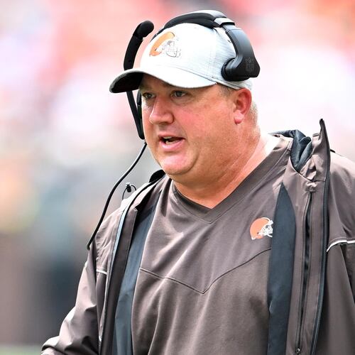 The Patriots have hired former Cleveland Browns offensive coordinator Alex Van Pelt, pictured during a preseason game against the Philadelphia Eagles at FirstEnergy Stadium on Aug. 21, 2022 in Cleveland, Ohio. (Jason Miller/Getty Images/TNS)
