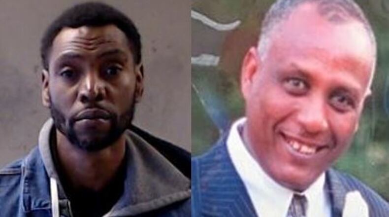 Ronnie Miller (left) was arrested and charged in the death of Tesfaye Birru (right).