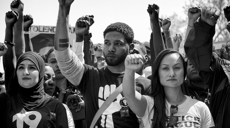 “March2Justice” will be among the images by Atlanta photographer Shelia Pree Bright that will be shown as part of the visual and performance art event “Flux Night 2015: Dream” in the Old Fourth Ward on Oct. 3.