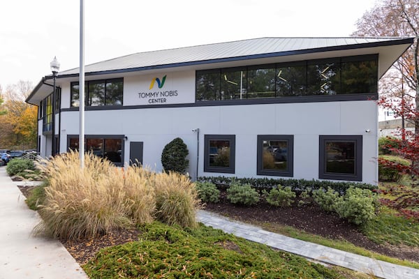 The Falcons player for whom the center is named took an active role in helping. (Phil Skinner for the AJC)