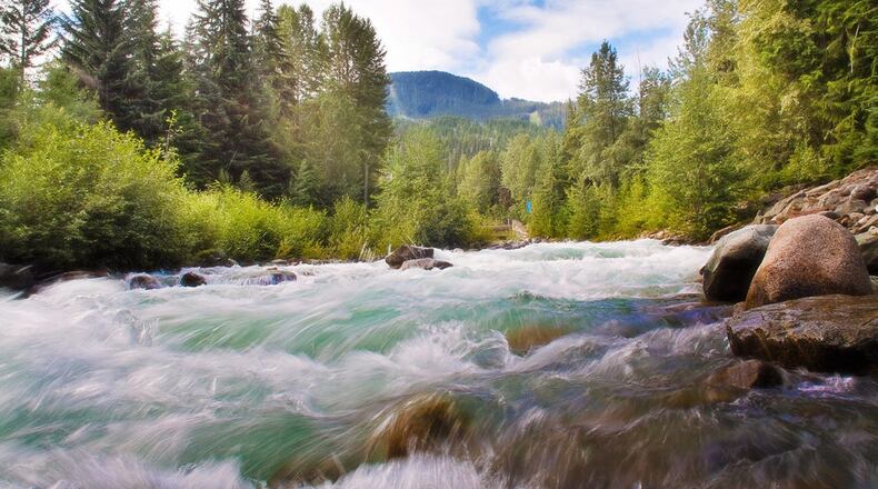 File photo of rushing water.