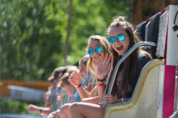 Set for April 22-26, the Lemonade Days Festival in Dunwoody includes midway rides, a food court, beer garden, Chalk Art Station and more. (Courtesy of Dunwoody Preservation Trust Lemonade Days Festival)