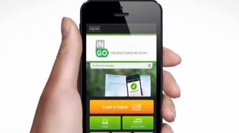 An Ingo Money app allows customers to cash checks using their smartphone. The customer downloads the app, creates a customer profile, takes pictures of the front and back of the check and sends the images to Indigo Money. Funds are loaded onto a prepaid card in 10 days for free, or sent earlier for a fee.