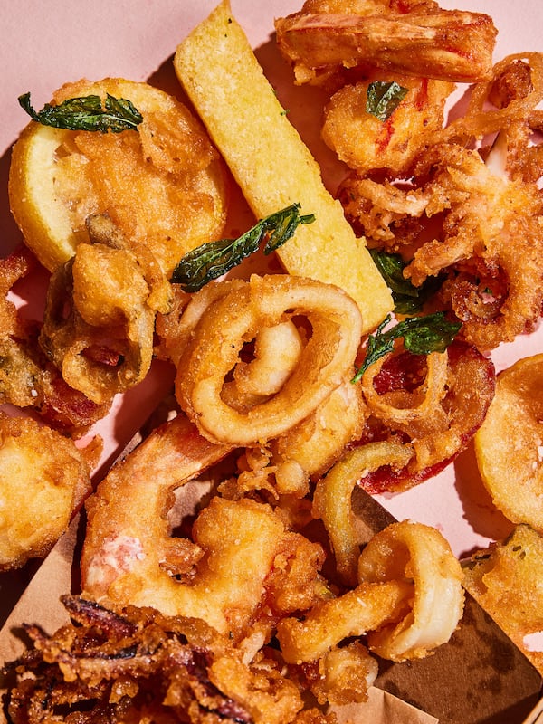Fritto misto is on the menu at Small Fry, located in the Atlanta Dairies development. (Courtesy of Andrew Thomas Lee)