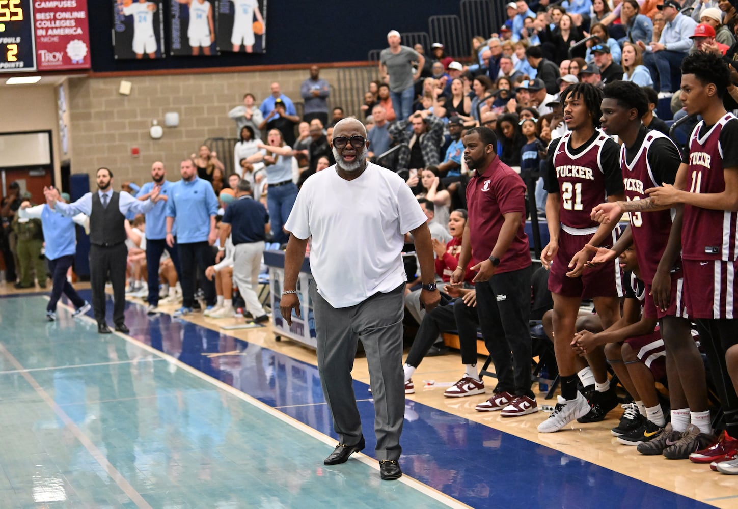Tucker head coach James Hartry