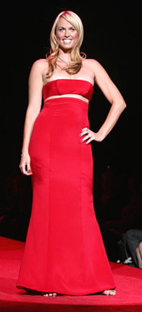 Celebrity Red Dress Runway Photos