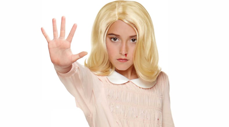 Eleven, the telekinetic character from the television series “Stranger Things,” is among the figures inspiring Halloween costumes this year. Photo: courtesy Spirit Halloween