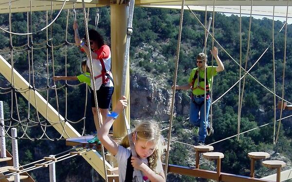 This Treetop Trail is very similar to the one that will open on March 21 at Zoo Atlanta.
