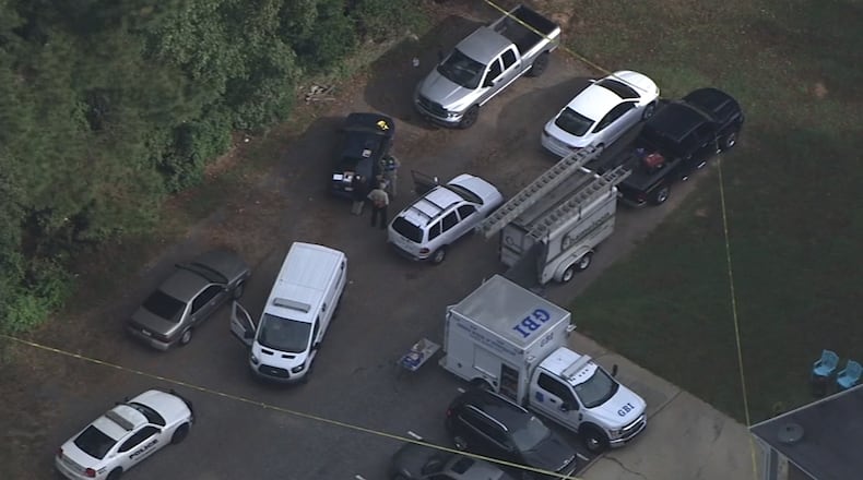 A man was found dead Thursday morning in a home on Glen Iris Drive, shortly after a woman shot herself in a vehicle on Ford Street while officers were attempting to approach her, Monroe police said.