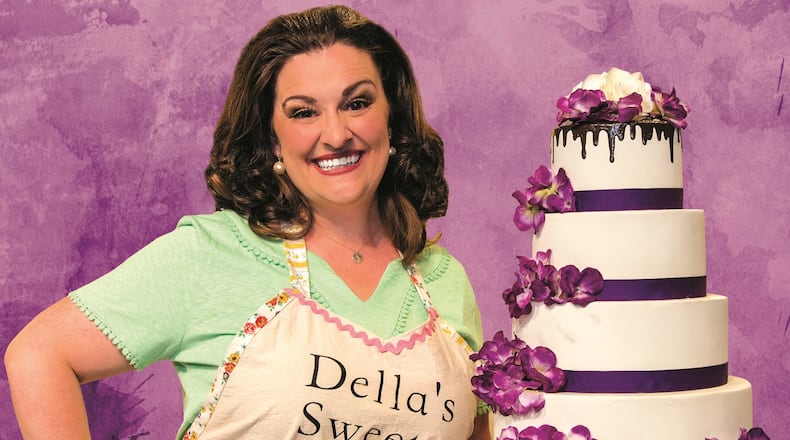 Marcie Millard stars in the topical Horizon Theatre comedy “The Cake.” Contributed by Casey Gardner Photography