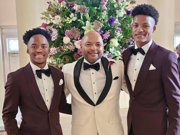 Anthony Drummer (middle) pictured with his sons Christian and Donovan. (Courtesy of Anthony Drummer)