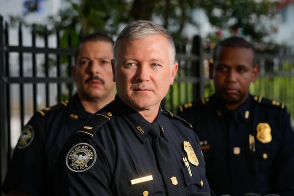 Atlanta Police Department's Homicide Unit Commander Lt. Christapher Butler said two girls who were kidnapped by their babysitter were found safe on Monday, Aug. 17, 2026. (Ben Hendren for the AJC)