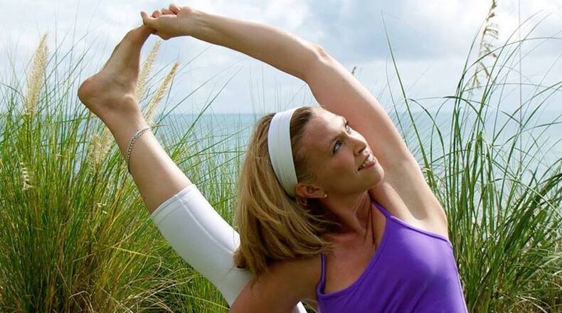 Amber Barry, owner of Westside Yoga (www.westsideyoga.net), offers six safe, driver-friendly yoga tips. Start with taking deep breaths, she says. CONTRIBUTED