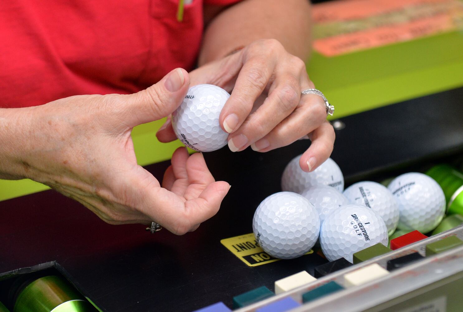 Matt Kuchar golf balls constructed at Convington plant